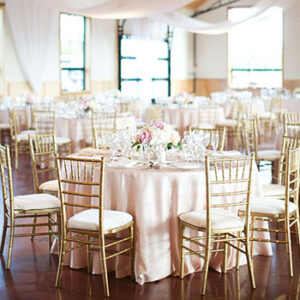 golden tiffany chair hire