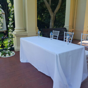 trestle table cloth