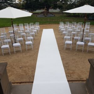 Alternative view of White Aisle Carpet