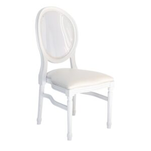 White Louis Chair