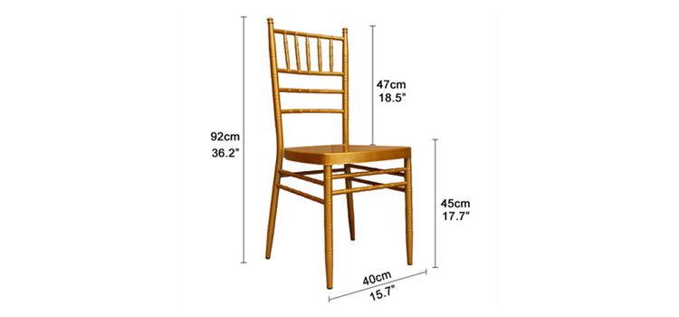 Tiffany Chair Measurements