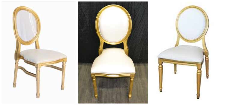 Golden Louis Chair
