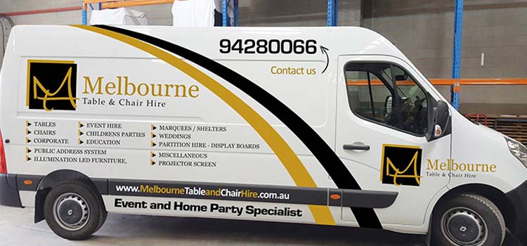Melbourne table & chair hire