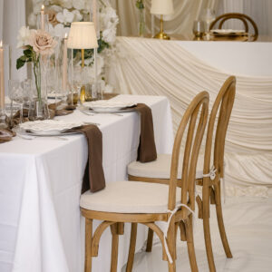 Brown bentwood chairs