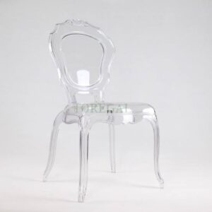 belle clear chair