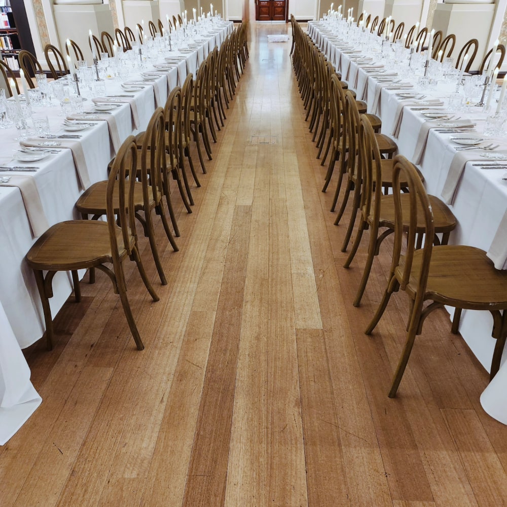 Brown bentwood chair - Image 7