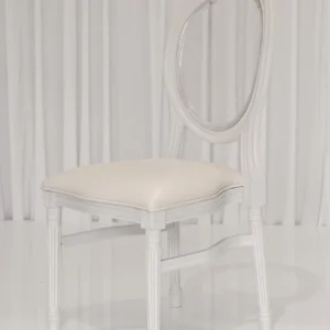 White Louis Chair