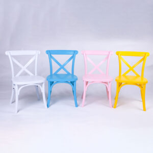 Kids cross back chairs
