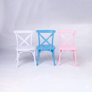 Kids cross back chairs