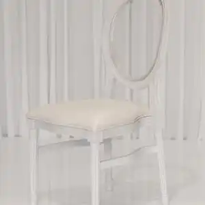 White Louis Chair for Wedding and Event Hire Australia