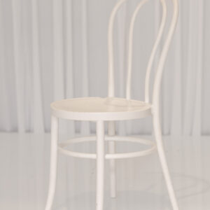white bentwood chair