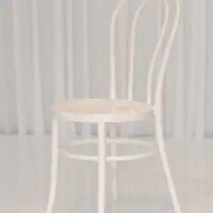 white bentwood chair