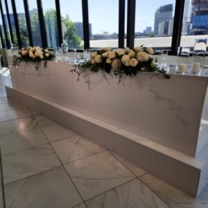 White Bridal Table Hire